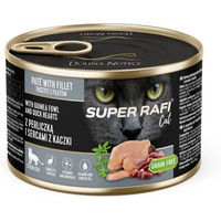 Produktbild von Rafi Super Light Nassfutter Perlhuhn und Ente für sterilisierte Katzen Adult Getreidefrei 185g