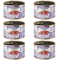 Produktbild von Rafi Super Mini Nassfutter Paté mit Rind und Pute für kleine Hunde Adult 6x185g