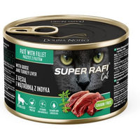 Produktbild von Rafi Super Nassfutter Gans und Pute für sterilisierte Katzen Adult Getreidefrei 185g