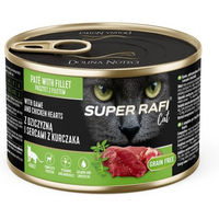 Produktbild von Rafi Super Nassfutter Wild und Huhn für adulte Katzen getreidefrei mit hohem Fleischanteil 185g