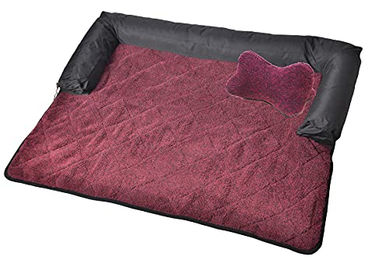 RAIKOU Hundedecke als Sofaschutz und Kofferraumschutz mit Antirutsch-Beschichtung aus Polyester, waschbar mit Reißverschluss, 90x90cm – Bild 1 von 8