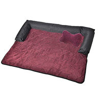 Produktbild von RAIKOU Hundedecke als Sofaschutz und Kofferraumschutz mit Antirutsch-Beschichtung aus Polyester, waschbar mit Reißverschluss, 90x90cm