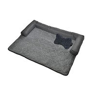 Produktbild von RAIKOU Hundedecke als Sofaschutz und Kofferraumschutz mit Antirutsch-Beschichtung und Reißverschluss aus Polyester in Schwarz oder Grau