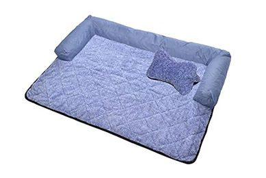 RAIKOU Hundedecke Blau als Sofaschutz und Kofferraumschutz mit Antirutsch Beschichtung und Reißverschluss – Bild 1 von 8