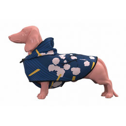 Produktbild von Rainkiss Hunderegenponcho Japanese Blossom Bunt Größe L aus Polyester