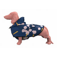 Produktbild von Rainkiss Hunderegenponcho Japanese Blossom Bunt XS aus Polyester
