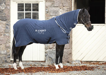 Rambo Dry Rug Hundedecke mit Halsteil in Blau aus Polyester – Bild 1 von 1