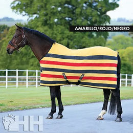 Produktbild von Rambo Fleece-Pferdedecke in Gelb oder Bunt 130/183 cm