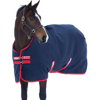 Produktbild von Rambo Original Outdoor-Pferdedecke aus Nylon in Blau mit 200g Füllung