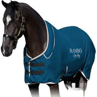 Produktbild von Rambo Trocknende Pferdedecke aus Polyester in Blau Größe S