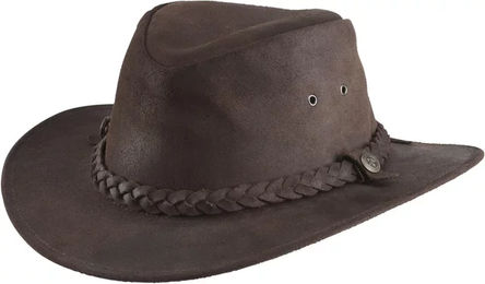Produktbild von Randol's Hut aus geöltem Leder in Braun Unisex Größe L wasserabweisend
