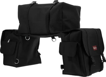 Produktbild von Randol's Reisetasche aus Polyester wasserdicht Schwarz 25x28x19 cm