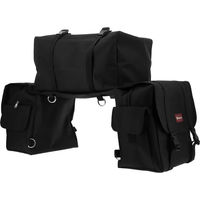 Produktbild von Randol's Reisetasche aus Polyester wasserdicht Schwarz 25x28x19 cm