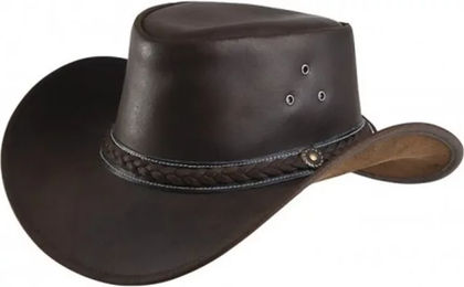 Produktbild von Randol's Style Hut aus Leder Unisex Größe M in Schwarz oder Braun