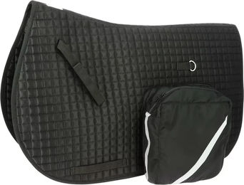 Randol's Wanderreit Schabracke Sattelunterlage mit Packtaschen aus Polyester Schwarz – Bild 1 von 3