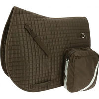 Produktbild von RANDOL'S Wanderreitschabracke aus Polyester mit Packtaschen und Reflektorband in Braun