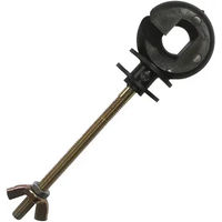Produktbild von Ranger Metric Ringisolator Schwarz mit metrischem M6 Gewinde 80 mm für Weidezäune 25 Stück