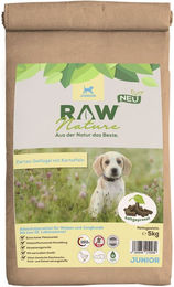 RAW Nature kaltgepresstes Hundetrockenfutter Junior Huhn getreidefrei mit hohem Fleischanteil 1kg – Bild 1 von 4