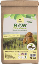 RAW Nature kaltgepresstes Trockenfutter Adult Huhn Pur 1kg – Bild 1 von 4