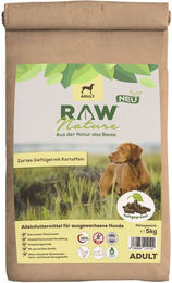 RAW Nature kaltgepresstes Trockenfutter Huhn für erwachsene Hunde – Bild 1 von 3