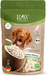 RAW Nature Kokos-Sticks Hundesnack zur Zahnpflege vegan und glutenfrei 1000g – Bild 1 von 4