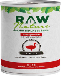 RAW Nature Nassfutter Ente Monoprotein getreidefrei sensitive – Bild 1 von 4