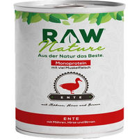 Produktbild von RAW Nature Nassfutter Ente Monoprotein getreidefrei sensitive