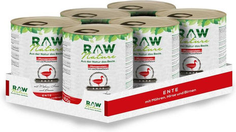 RAW Nature Nassfutter Ente Monoprotein getreidefrei Sensitive – Bild 1 von 4
