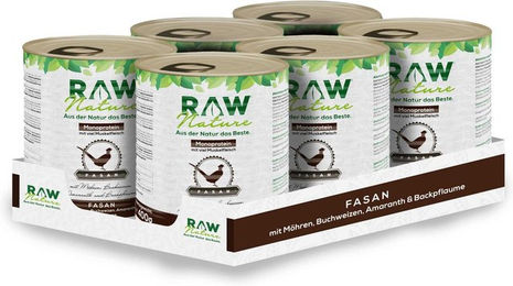 RAW Nature Nassfutter Fasan Monoprotein getreidefrei für Hunde aller Altersstufen und Größen – Bild 1 von 4