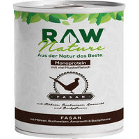Produktbild von RAW Nature Nassfutter Fasan Monoprotein getreidefrei für Hunde und Katzen 1000g