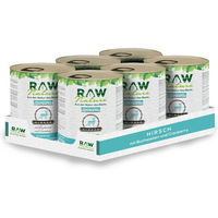 Produktbild von RAW Nature Nassfutter Hirsch mit Möhren und Amaranth Monoprotein Stückchen in Sauce 1000g