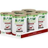 Produktbild von RAW Nature Nassfutter Ziege Stückchen in Sauce Monoprotein Getreidefrei für sensible Hunde 2400g
