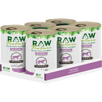 Produktbild von RAW Nature Pferd Nassfutter Stückchen in Sauce für Hunde aller Altersstufen 1000g