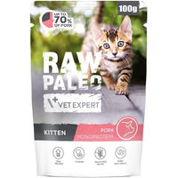 Produktbild von RAW PALEO Monoprotein Nassfutter Schwein für Kätzchen getreidefrei 100g