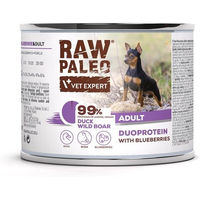 Produktbild von Raw Paleo Nassfutter Ente und Wildschwein getreidefrei für adulte Hunde 200g