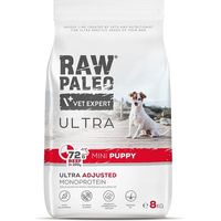 Produktbild von RAW PALEO Ultra Beef Mini Welpenfutter Rind getreidefrei hypoallergen monoprotein 8kg