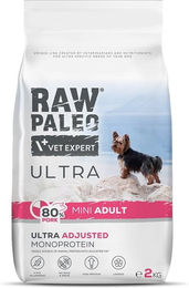 Produktbild von RAW PALEO Ultra Pork Mini Hundefutter Adult Schwein getreidefrei Monoprotein 2kg