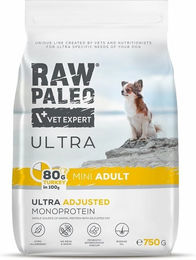 RAW PALEO Ultra Turkey Mini Hundefutter Adult Getreidefrei Hypoallergen Monoprotein 750g – Bild 1 von 1