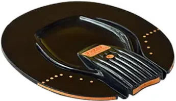 Produktbild von Razerhorse Hufeisen Hufpflege aus Kunststoff in Orange und Schwarz Größe L