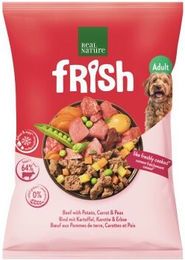 Produktbild von REAL NATURE frish Hundefutter Adult Rind mit Kartoffeln Karotte und Erbse getreidefrei 5x1,4 kg