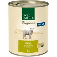 Produktbild von REAL NATURE Hund Nassfutter Adult Lamm mit Kartoffeln 24x800 g - 24 x 800 g