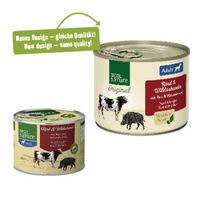 Produktbild von REAL NATURE Hund Nassfutter Adult Rind und Wildschwein ohne Farb- und Aromastoffe 12x200 g - 12 x 200 g