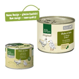 REAL NATURE Hund Nassfutter Senior Huhn und Ente ohne Konservierungsstoffe 12x200 g - 12 x 200 g – Bild 1 von 2