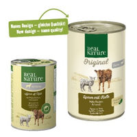 Produktbild von REAL NATURE Hund Nassfutter Senior Lamm und Kalb ohne Konservierungsstoffe 12x400 g - 12 x 400 g
