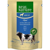 Produktbild von Real Nature Hundefutter Adult Rind und Kartoffel 6x300g