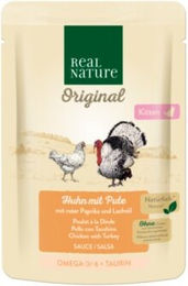 REAL NATURE Kitten Nassfutter Katze Huhn mit Pute ohne Zucker 12x85 g - 12 x 85 g – Bild 1 von 2