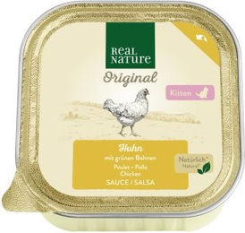 REAL NATURE Kitten Nassfutter Ragout Huhn mit Stückchen in Sauce 16x100 g – Bild 1 von 1