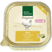 Produktbild von REAL NATURE Kitten Nassfutter Ragout Huhn mit Stückchen in Sauce 16x100 g