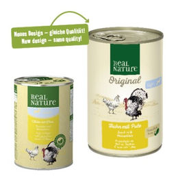 REAL NATURE Light Nassfutter Hund Adult Huhn mit Pute 12x400 g - 12 x 400 g – Bild 1 von 2