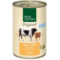 Produktbild von REAL NATURE Light Nassfutter Hund Adult Rind und Kalb 24x400 g - 24 x 400 g